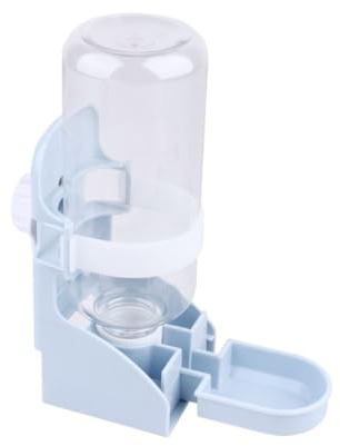 BELLIFFY Wasserspender Für Haustiere Auslaufsicherer Behälter Automatisches Tränken Für Hunde Und Katzen Mit Schraubbefestigung Für Käfigmontage Für Hamster Eichhörnchen Vögel