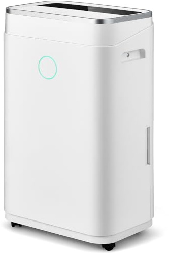 SOARS 25L/Tag Luftentfeuchter elektrisch, mit automatischer Entfeuchtung | Mobiler Raumentfeuchter mit kontinuierlicher Entwässerung, 24H Timer, Entfeuchter mit 6,5L Wassertank, LED Display für 30㎡ Rä
