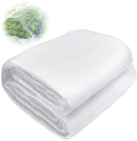 Garden Netting for Veg Patch Fine Mesh, Insect Netting Meshes Garden Netting Crop Protection Netting Tunnel Fine Meshs for Garden Vegetables Plants Fruits Trees Flowers Protection(2 * 10M)