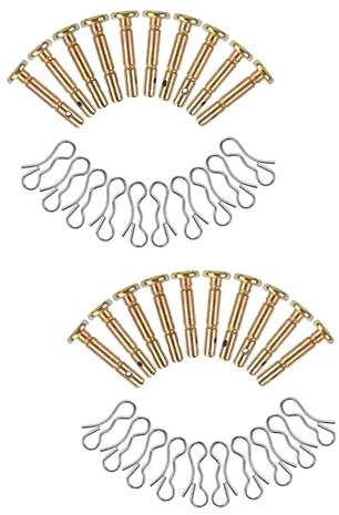 Yardwe 2 Juegos De Pasadores De Corte para Quitanieves Cizalla Y Chaveta De Metal para Piezas De Quitanieves.