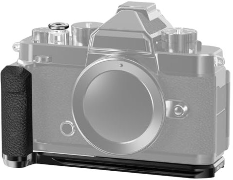 NEEWER Zf Empuñadura Soporte en L Compatible con Nikon Z f, Soporte L Placa Base Montaje Retro con Mango, Empuñadura Pulgar y Botón Obturador Aluminio, Compatible con Cabezal Trípode Tipo Arca,CA134