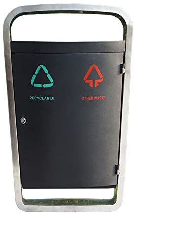 CAFIEDR Contenedor de Basura Contenedor de Basura Exterior Contenedor Doble Clasificación Contenedor de Basura