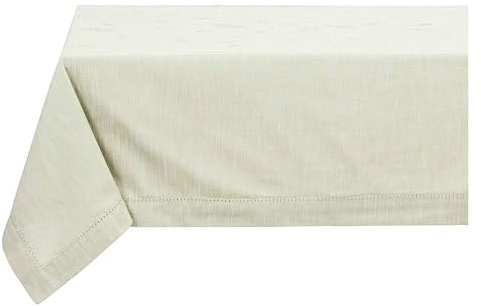 THUN Tovaglia verde, 100% cotone, Collezione Country, 160 x 200 cm