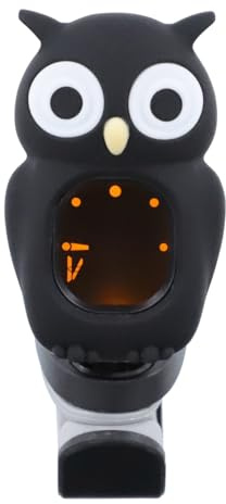 GALPADA Gitarrentuner Cartoon Eule Clip-on StimmgeräT FüR Gitarre Akustik Ukulele Violine Bass Musikinstrumente Mit Schneller Und PräZiser Abstimmung