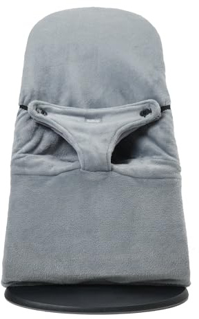 Cubre funda para hamaca bebé Belltop compatible con hamaca BabyBjörn Soft & Bliss. Funda invierno para asiento balancín bebé: hipoalergénica y cálida. Cubierta para asiento para mecedora bebé - Gris