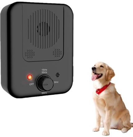 YUZINO Anti Bell Gerät Hunde - 3 Modi Ultraschall Antibell, 1500mAh Wiederaufladbar & IPX4 Wasserdicht Stopp Hundebell Gerät, 33Fuß Hundebell Stopper Innen Außen für Kleine/Mittelgroße/Große Hunde