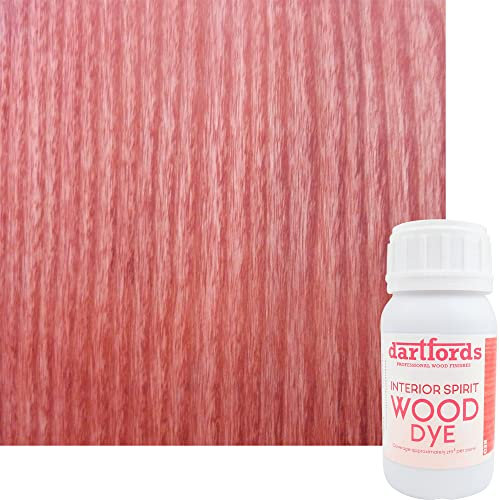 dartfords Standard Red Interior Spirit Based Wood Dye - 250ml Bottle