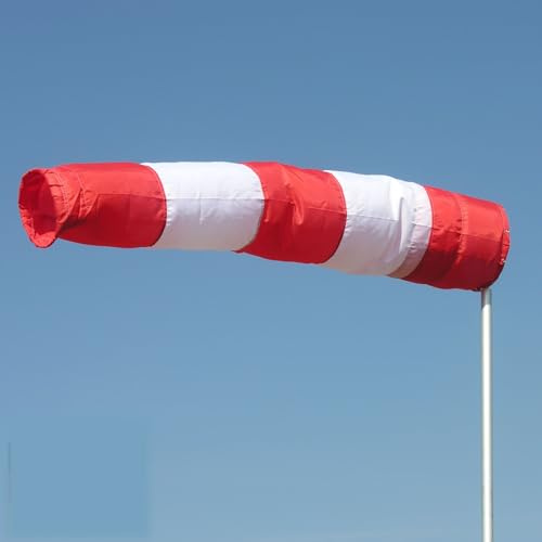 Sacca a vento Rosso Bianco 65 cm di diametro, 3,50 m di lunghezza