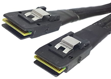 cablecc 70 cm internes Mini-SAS-36-poliges SFF-8087 auf Mini-SAS-36-Pin SFF-8087 Server-Festplatten-Raid-Datenkabel