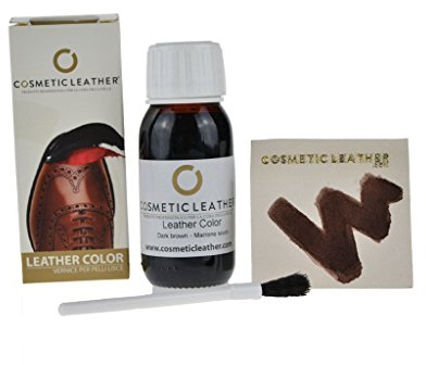 Tintura liquida per Scarpe in pelle, Vernice per Accessori in Pelle 50 ml 3 COLORI DISPONIBILI NERO, BLU e MARRONE SCURO