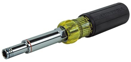 Nut Driver, 6-in-1 Multi Nutdriver Set, Heavy Duty Hollow Shaft Six Point Hex Sizes KLEIN TOOLS 32800