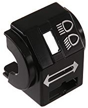 FEZ Gehäusehälfte hinten für Schalterkombination - für Simson S51, S70, S53, S83, SR50, SR80 - MZ ETZ