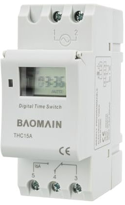Baomain THC15A CC 12 V Digital LCD Power Minuterie Relay 16 A