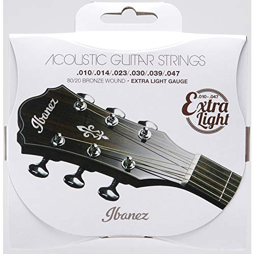 Bronze Wound 80/20 akustisk gitarr strängar – extra lätt mätare, IACS61C