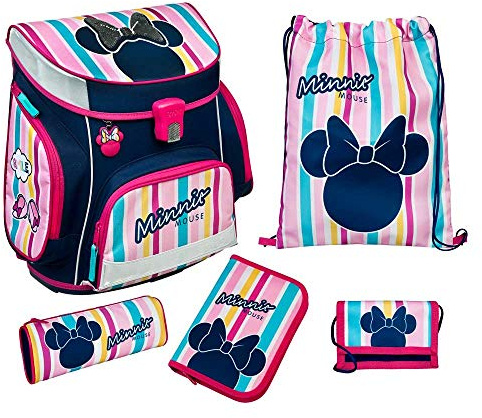 Scooli Campus Fit Pro Schulranzen-Set 6tlg Minnie Mouse