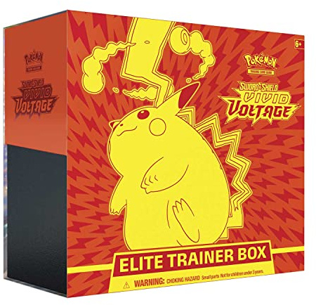 Pokémon TCG Sammelkartenspiel: Schwert und Schild 4 Vivid Voltage Elite Trainer Box