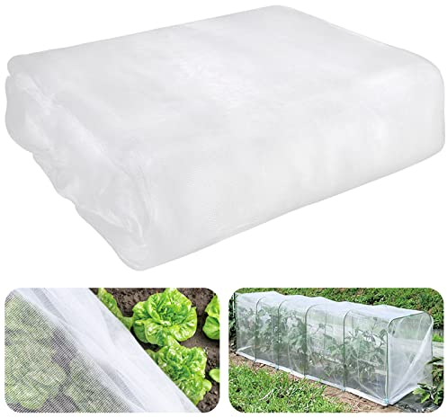 Hywean Rete Anti Insetti 2Mx5M Rete Antinsetto Rete Protezione da Giardino Anti Insetti Rete a Maglia Fine Rete Zanzariera Rete Anti Piccioni per Proteggere Frutta Verdura e Piante