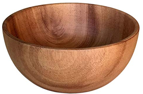 Cabilock Wooden Tableware Salad Bowl Simple Design Food Basin for Snacks Dried Fruit Plate Creative Fruits Bowl Use
