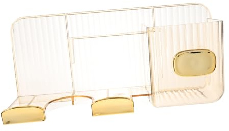 FRCOLOR Haartrocknerhalter zum Einfachen Anbringen aus Kunststoff zur Wandmontage Organizer für Haartrockner und Haarpflegegeräte für Badezimmer und Schminktisch
