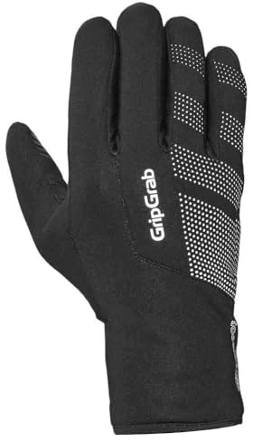 GripGrab Ride Wasserdicht Winter Fahrradhandschuhe Warm Winddicht Thermo | Gefütterte Radhandschuhe mit Fleece Liner, 4 mm DoctorGel Polsterung und praktischem Klettverschluss Bündchen am Handgelenk