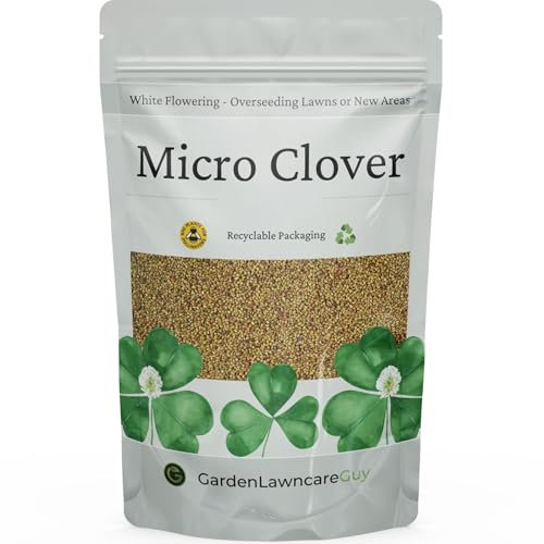 Micro Clover Seed UK for Lawns and Green Manure - 100% Small Leaf White Clover – No Grass