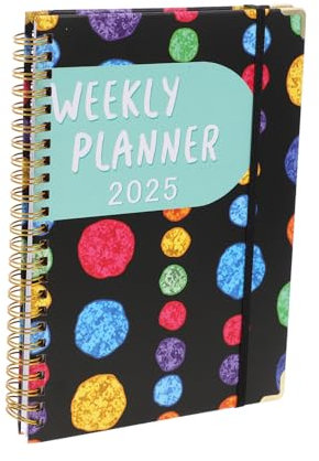 HOODANCOS Monatsplaner Tagesplaner Organizer Jahresnotizbuch Terminkalender Planer Akademischer Stundenplanplaner Notizbuchkalender Seiten Linierte Seiten Doppeldrahtbindung -flachlay-design