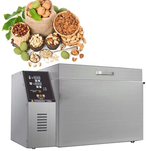 Electric Coffee Roaster Machine for Beans, Chestnut, Peanuts, Grain, Baking with Adjustable Timing and Temperature