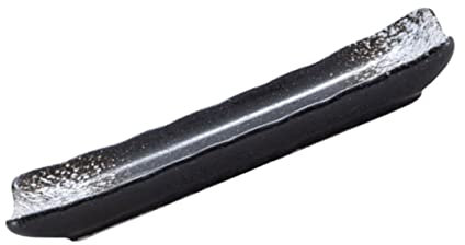 DINHEAROM Assiette à Sushi Céramique Assiette Rectangulaire pour Sashimi Plateau De Service Élégant