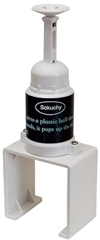 Sokuchy Baseball Training Pop, Pop Up Tee Balls to The Perfect Height for Batting Trainer, Batting Machine for Practicing Hitting Without a Pitcher(Work with Wiffle Balls) (Ivory with No Baseballs)