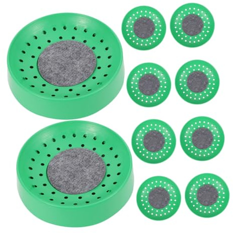 LOORGVEL Set 10 unità Nidi per Riproduzione delle Uova di Piccione in Plastica Traspirante, Ciotole per Nidificazione e Allevamento Uccelli, Nido Rilassante per Piccioni e Colombi