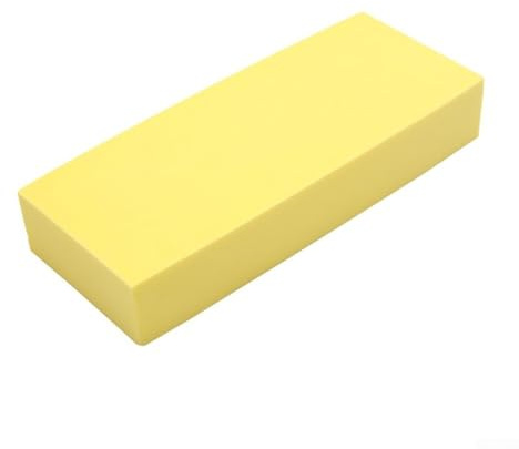 Zilimontt 2 esponjas absorbentes de agua PVA, bloque de espuma para lavado de coche, 17 x 7 x 6 cm, herramienta de limpieza automotriz amarilla para detalles de automóviles