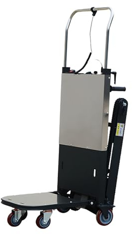 Montacargas Eléctrico Profesional 300 kg, Carrito Eléctrico Para Subir Escaleras, Batería 48 v 45 ah, Plegable, Orugas De Alta Tracción