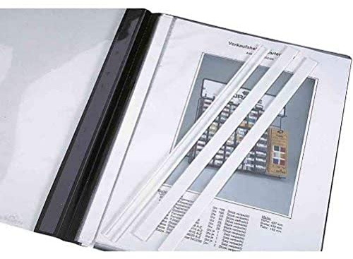 Durable Abdeckschiene, Packung à 50 Stück, weiß, 292402