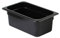 Thunder Group GN 1/4, 100mm Deep, 2.4Ltr Gastronorm Container, Polycarbonate, Black