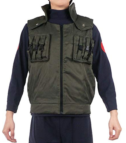 Veste Ninja de Kakashi Hatake | Costume Gilet de Protection pour Chunin & Jonin | Taille: L