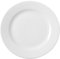 HENDI Plato de Cena, plato llano, bordes reforzados, esmalte de calidad, resistente a los impactos y al desgaste, apto para el microondas y el lavavajillas, ø160mm, porcelana blanca