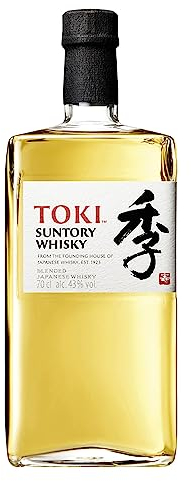 Suntory Whisky Toki | Japanischer Blended Whisky aus Hakushu, Yamazaki und Chita | mit feinem, süßen und würzigem Abgang | 43% Vol | 700 ml