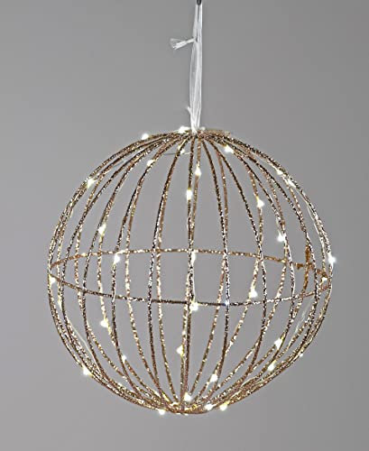 formano LED Dekokugel in 25 cm Gold (25 cm, Gold)