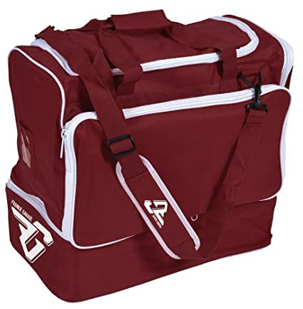 Borsone Calcio Uomo con Fondo Rigido, Scomparto Scarpe e Tracolla Regolabile, Borsone Palestra Grande con Tracolla Regolabile e Portascarpe, Borsone per Sport Uomo Donna Bambino - FRANKIE GARAGE