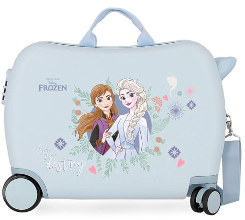 Disney Frozen Own your destiny Blau Kinderkoffer 50 x 39 x 20 cm Starres ABS Seitenkombinationsschloss 38 L 1,8 kg 4 Rollen Handgepäck