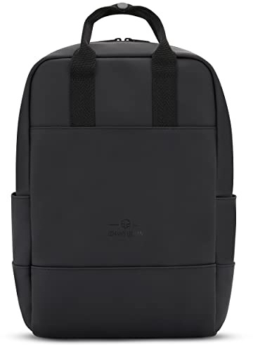 Johnny Urban Rucksack Damen Schwarz - Hailey - Backpack für Frauen - Eleganter Daypack mit 14 Zoll Laptopfach für Uni Business Schule - Moderne City Rucksäcke - Wasserabweisend
