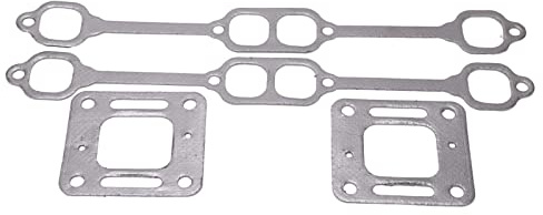 Múltiple de junta de escape, 5735 Junta de escape del motor Piezas del sistema de escape del automóvil Reemplazo para motores Mercruiser 5.0 y 5.7 Mediados de 1980‑2002