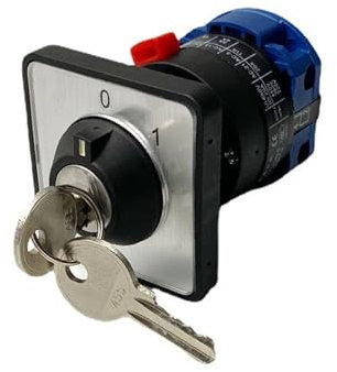 LW26-20/1 OFF-ON 2 posizioni Foro singolo con chiave di blocco Alimentazione universale 220V Opzione di interruzione dell'avvio Interruttore a camma rotante