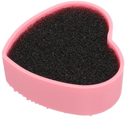 MAGICLULU Schwamm Make-up-reinigungsbox Herzförmige Silikagel-box Pinsel-reinigungsbox Schnell Zu Reinigendes Kosmetiketui Für Trockene Und Nasse Zwecke Für Make-up