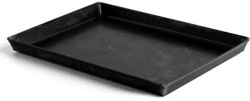 MARCATO Rechteckiges Backblech, Blaue Form, Stahl, 40 x 30 cm, gleichmäßiges Backen, beständig gegen hohe Temperaturen
