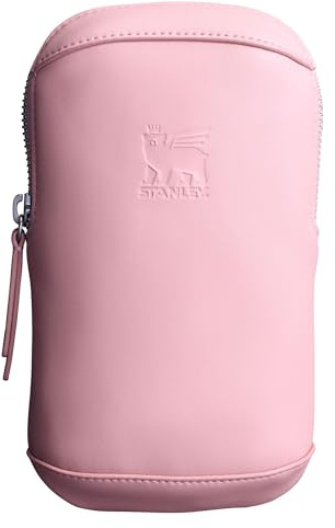 STANLEY Cross Bottle Essentials Case Max | Teléfono, cartera, soporte para llaves para botella de agua | Bolsa de accesorios de piel sintética | Cuarzo rosa