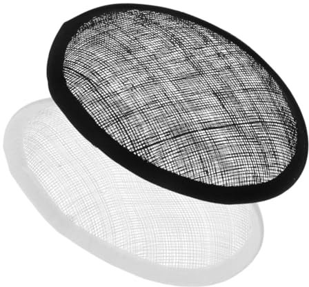 SEWACC 2stücke Sinamay Hutbasis Tropfenform Millinery Zubehör Für Kreative Projekte Eleganter Haarschmuck Für Besondere Anlässe Vielseitig Und Einfach Zu Gestalten