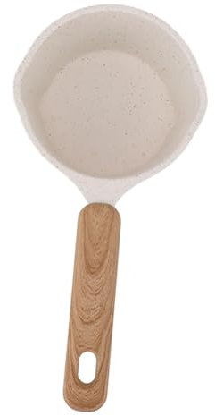 Cacerola Para Leche Olla de leche antiadherente, olla de leche pequeña de fondo plano, olla de cocina multifuncional for freír, sartén pequeña antiadherente