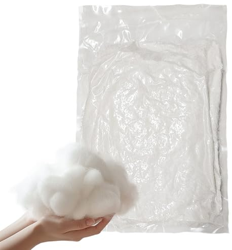 Jtnohx Toy Stuffing, 100g Stuffing for Crafts, Bean Bag Filling, Polyester Fiberfill for Stuffed Animals, Crochet,Cushion, Pillow