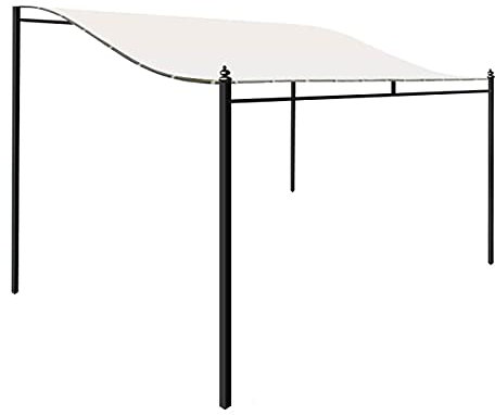 Extérieur Imperméable Toit Auvent Remplacement pour Gazebo Style Moderne Pergola Pavillon pour Jardin Gazebo 3 x 2,6 m (sans support)